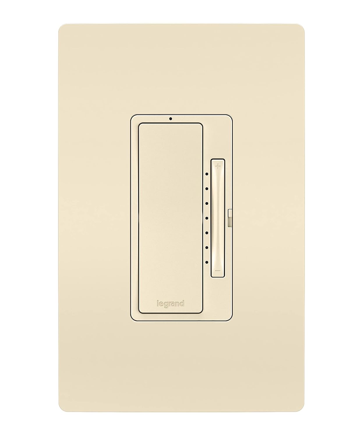 Legrand Radiant with Netatmo Smart Wi-Fi Enabled Tru-Universal Rocker Dimmer Switch in Light Almond, WNRL50LA