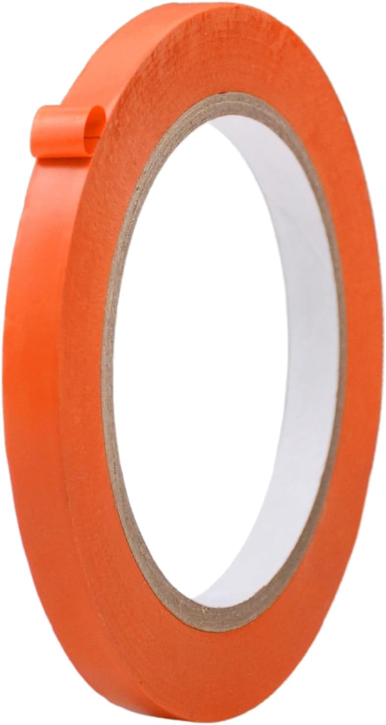 MAT Vinyl Marking Tape Orange - 3/8 inch x 36 yds. for Safety Floor Marking (School Gym, Restaurants, Warehouse), Dance Floor Splicing, Pinstriping Cars & Boats