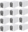 12 Packs Dust Bags Compatible with Roborock QV 35S/35A/Qrevo S5V/Saros 10/ 10R/Q Revo/Qrevo S/Qrevo 2R3W/Pro/MaxV/Master/Plus/Curv/S8 Max Ultra/S8 MaxV Ultra/Qrevo Slim Vacuum Cleaner, 3L Capacity