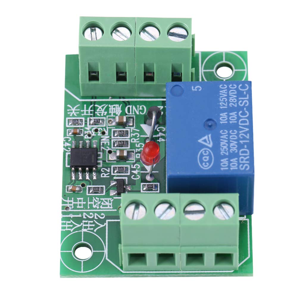 DC 12V Single Channel Bistable Circuit Trigger Switch Relay Control Module Compact Design Easy Wiring for Home Automation Projects