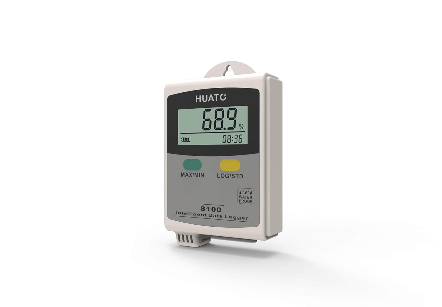 Portable or Wall Mounted Temperature and Humidity High Accuracy Data Logger with Total 86,000 Recording Points