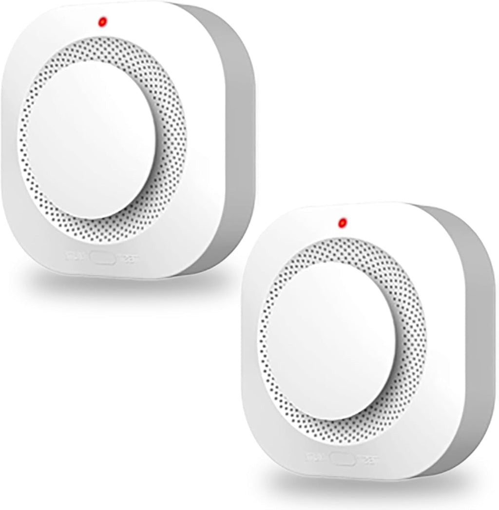 COHANSHANsmoke Detector,Smoke Alarm,fire Alarms Smoke detectors,(Sensor Life of 10 Years) complies with UL Certification,fire Alarm,Smoke detectors,360°Intelligent Detection,Wireless Installation (2)