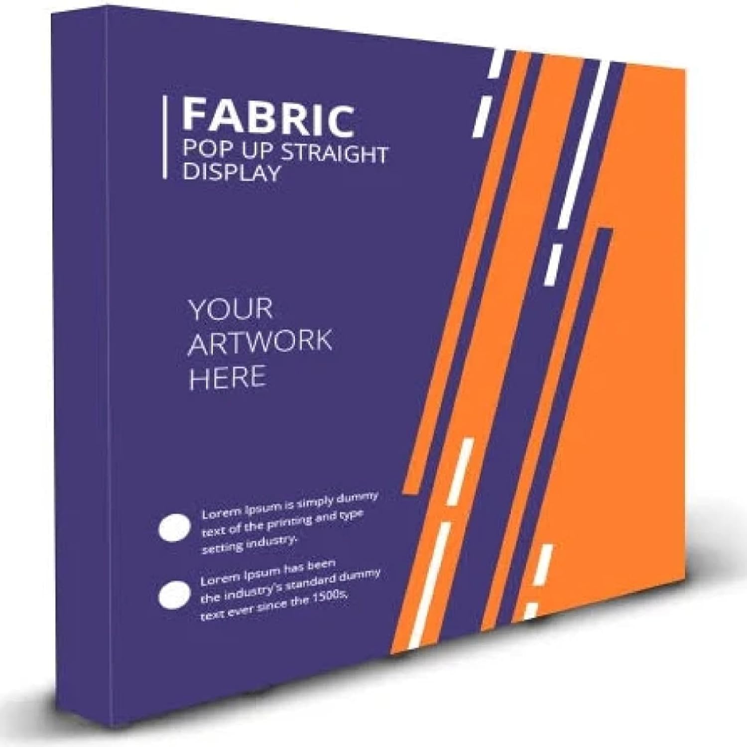 Custom Fabric Pop Up Straight Display, Trade Show Display Backdrop Booth, Hook and Loop Step and Repeat Backdrop for Trade Show Backdrops (Graphic with Frame, 10ftx8ft)