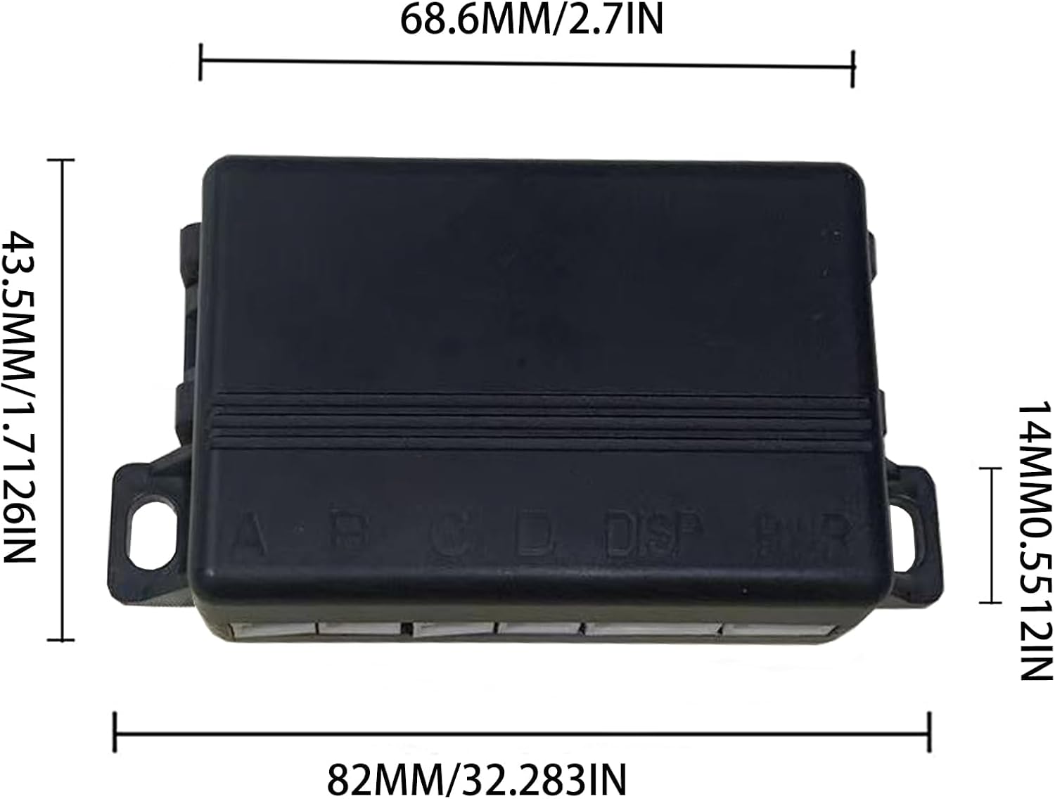 LCD Parking Sensor Kit - Displays Data on Original Screen, Easy Rear Installation, Compatible with CVBS Cameras (Not for AHD), 18 Probe Colors to Match Any Vehicle