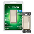 Lutron Sunnata Touch Dimmer Switch, LED+ Advanced Technology for LED and Incandescent, 3 Way/Multi Location, STCL-153M-LA, Light Almond