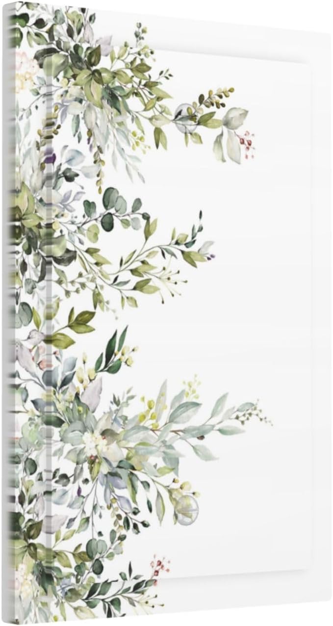 Decorative Light Switch Plate Covers Rustic Eucalyptus Leaves Green Leaf 1 Gang No Device Single Blank Outlet Covers Wall Plate Light Switch Cover Plate for Bedroom Home Decor