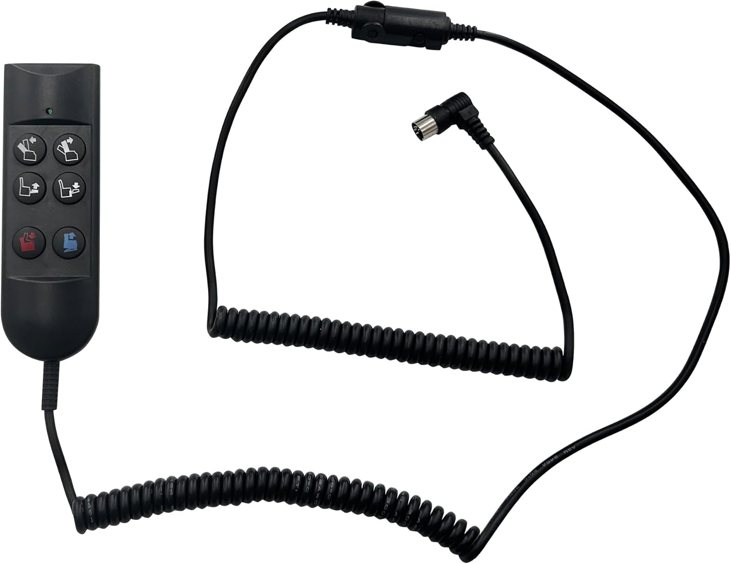 Lift Chair Power Recliner 6 Button 5 Pin Hand Control Remote Replacing ZK756HCL Replacement