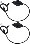 Recliner D Ring Handle Replacement for Recliner Adjustment and Maintenance Lazy Boy, Lazy boy Handle Cable, Release Cable Couch, with 3-inch Exposed Steel Wire O-end 2 Pack