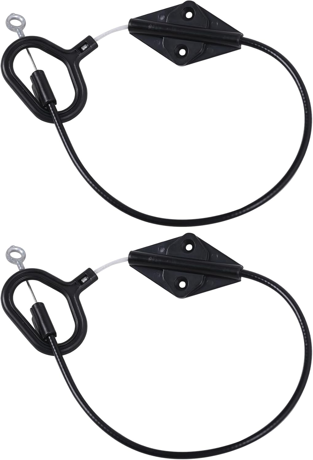 Recliner D Ring Handle Replacement for Recliner Adjustment and Maintenance Lazy Boy, Lazy boy Handle Cable, Release Cable Couch, with 3-inch Exposed Steel Wire O-end 2 Pack