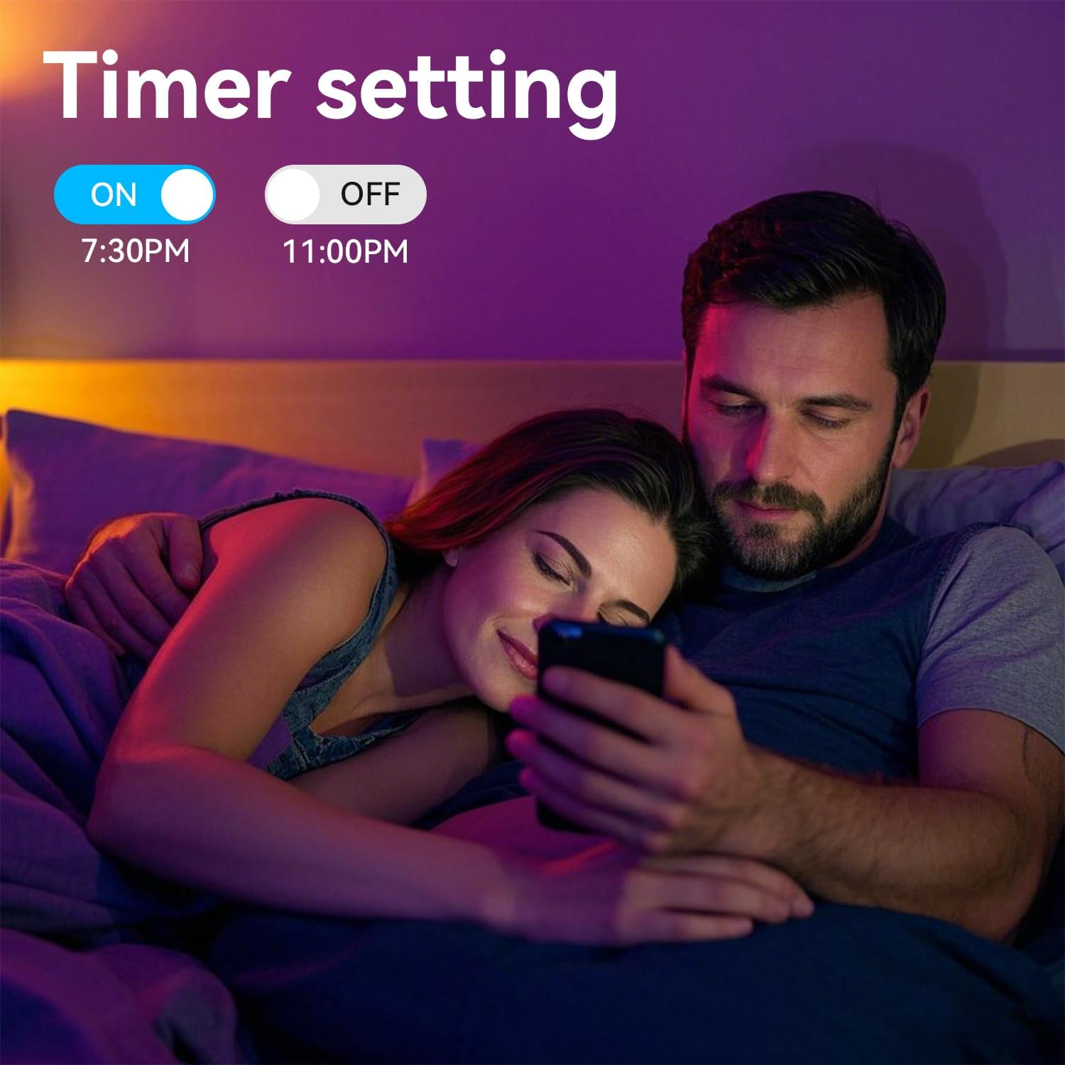 CHARKEE LED Strip Lights 200ft (2 Rolls of 100ft). 24V 5050 Ultra Long Super Bright Smart Light Strips with APP Control. 24keys Remote Music Sync Color Changing Led Lighting for Bedroom, Decoration