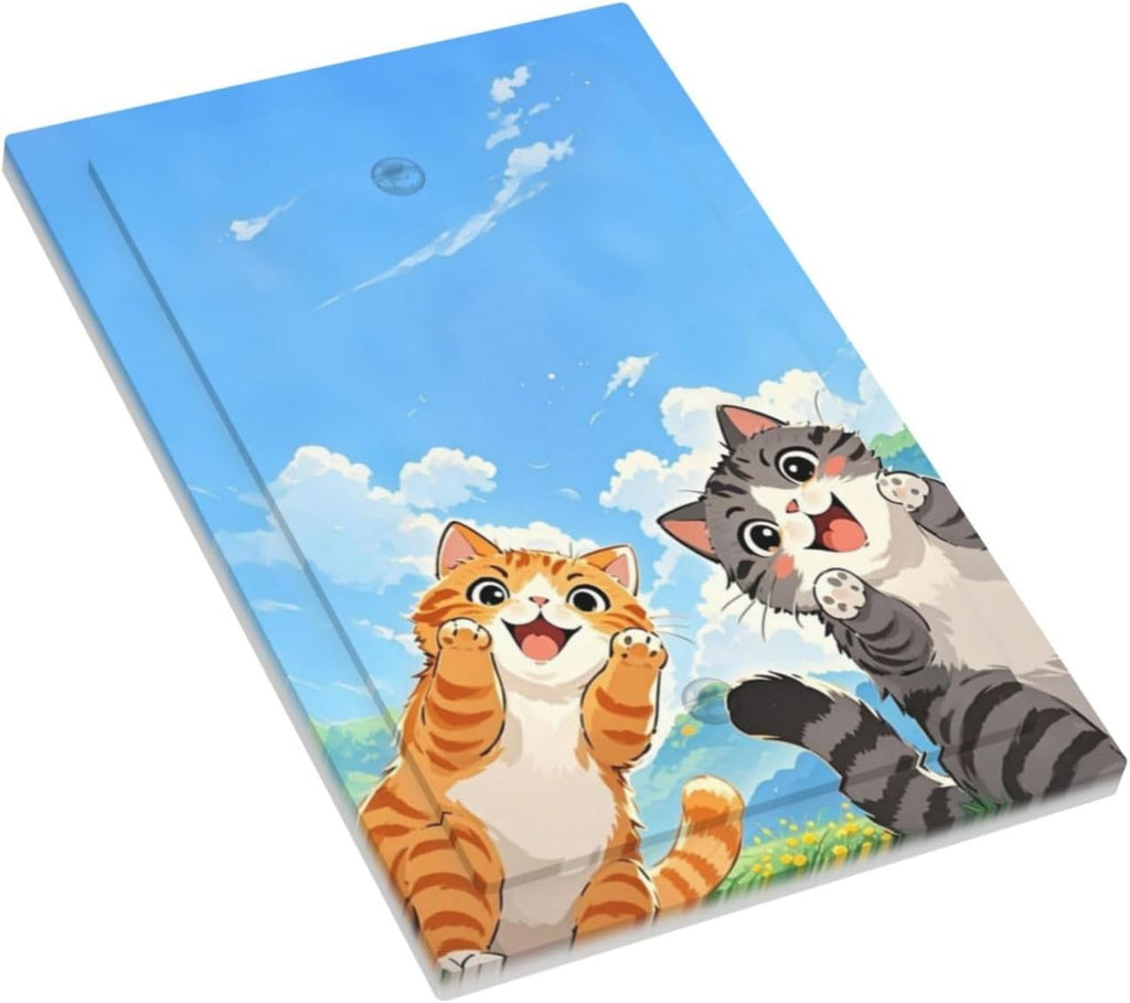 Light Switch Cover Plate Orange Gray Cute Cat Sky Cloud Cat S Paw 1 Gang No Device Blank Electrical Wall Plates Faceplate Decorative Switch Plate For Kids Room Nursery Decor
