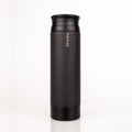 FORME - Blender Shaker Bottle, Leakproof Double Insulated Stainless Steel, Noiseless Shaker Bottle for Hot & Cold Drinks with Supplement Storage, Ideal for Protein & Shakes (Charcoal, 16.9 ounces)