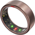 Ring OnePlus - Ultra-Thin Titanium Smart Ring - 7 Days Battery Life - Fitness/SPO₂/Stress/HR/Sleep Skin Temperature Tracker - No App Fee - iOS&Android Compatible (Rosegold, 10)
