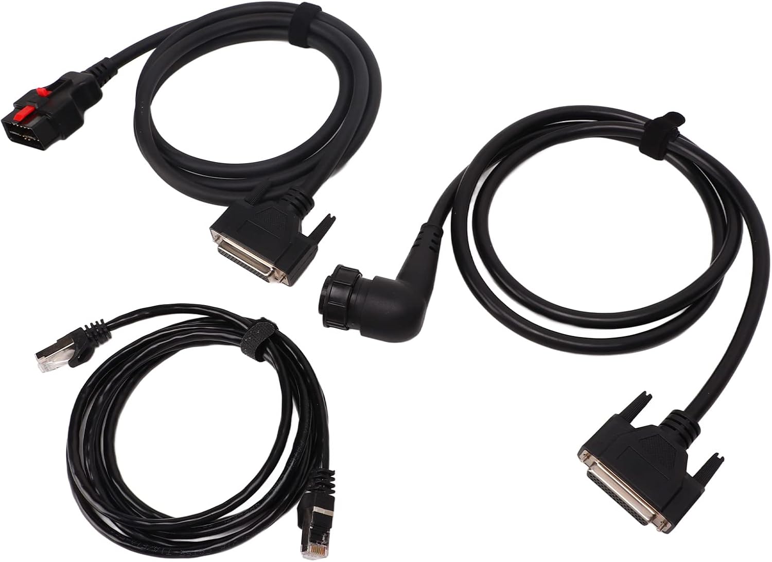 Diagnostic Extender Cable Kit for, OBD2 16pin Extension Cable, 14pin Connection Network Cable, Plug and Play Scanner Adapter with ABS Material for Car Diagnostic Tool