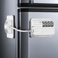 2025 New Refrigerator Locks with Combination - Child Proof Fridge Locks for Kids and Aldult with 4 Code, Cabinets Safety Door Lock for Freezer and Drawers, Windows - No Tools Need or Drill (Patent)