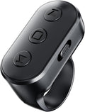 Scrolling Ring Remote for TikTok YouTube IG Shorts Video Landscape Portrait, Fingertip Wireless Scroller Page Turner Clicker for Kindle APP Compatible with iPhone iPad Android Phone Tablet