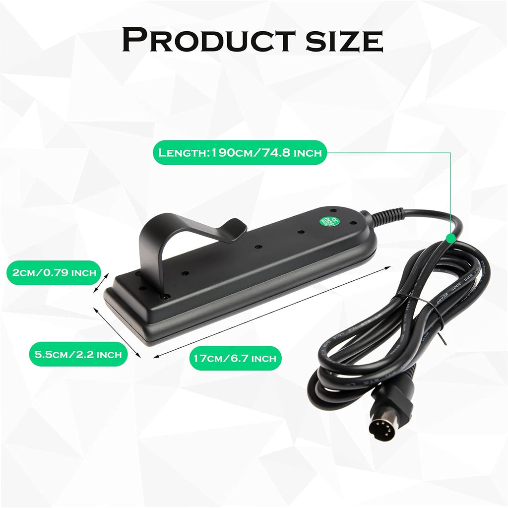 ICYANG Lift Chair Remote Replacement 5 Pin Power Lift Chair Recliner Hand Control, Catnapper Recliner Parts UP/Down 4 Button Roll line 180 Degree Electric Sofa Remote for Okin Power Recliners