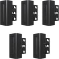 5Pack Home Security Door Reinforcement Lock Childproof, Door Locks for Kids Safety, Door Lock Latch Stopper for Front Door Inside Top of Door, Aluminum Construction Finish