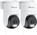 VIMTAG Cameras for Home Security, 2.5K Outdoor/Indoor Camera, 360° Pan/Tilt Outside House Surveillance for Pet/Dog/Nanny/Baby, Motion Tracking, Color Night Vision, 2-Way Audio, Cloud/SD Card Storage