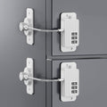 Heavy Duty Combination Refrigerator Lock (2 Pack) - Cabinet Locks Baby Proofing, No Drilling Adhesive Fridge Locks, for Fridge, Cabinets, Drawers, Window and Child Safety Cabinet Lock