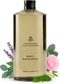 AromaPlan Hotel Scents Minty Eucalyptus 16 Fl Oz (473ml), Home Luxury Aroma & Hotel Diffuser Oil- Hotel Diffuser Oil for Aromatherapy- USA Made, Bigger Bottle, Bolder Aroma & Longer Lasting
