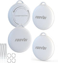 New [Apple MFi Certified] (iOS Only) Air Tags-4 Pack, Bluetooth Tracker for Apple Find My, Replaceable Battery, Key Finder and Item Locator Smart Tag for Keys, Bags, Luggage, Pets, Wallet