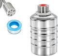 1/2 Inch Water Float Valve 304 Stainless Steel Automatic Water Level Control Valve No Need Electricity Water Level Controller Auto Fill Shut Off Mini Float Valve for Water Tank,Pool,Pond,Tower
