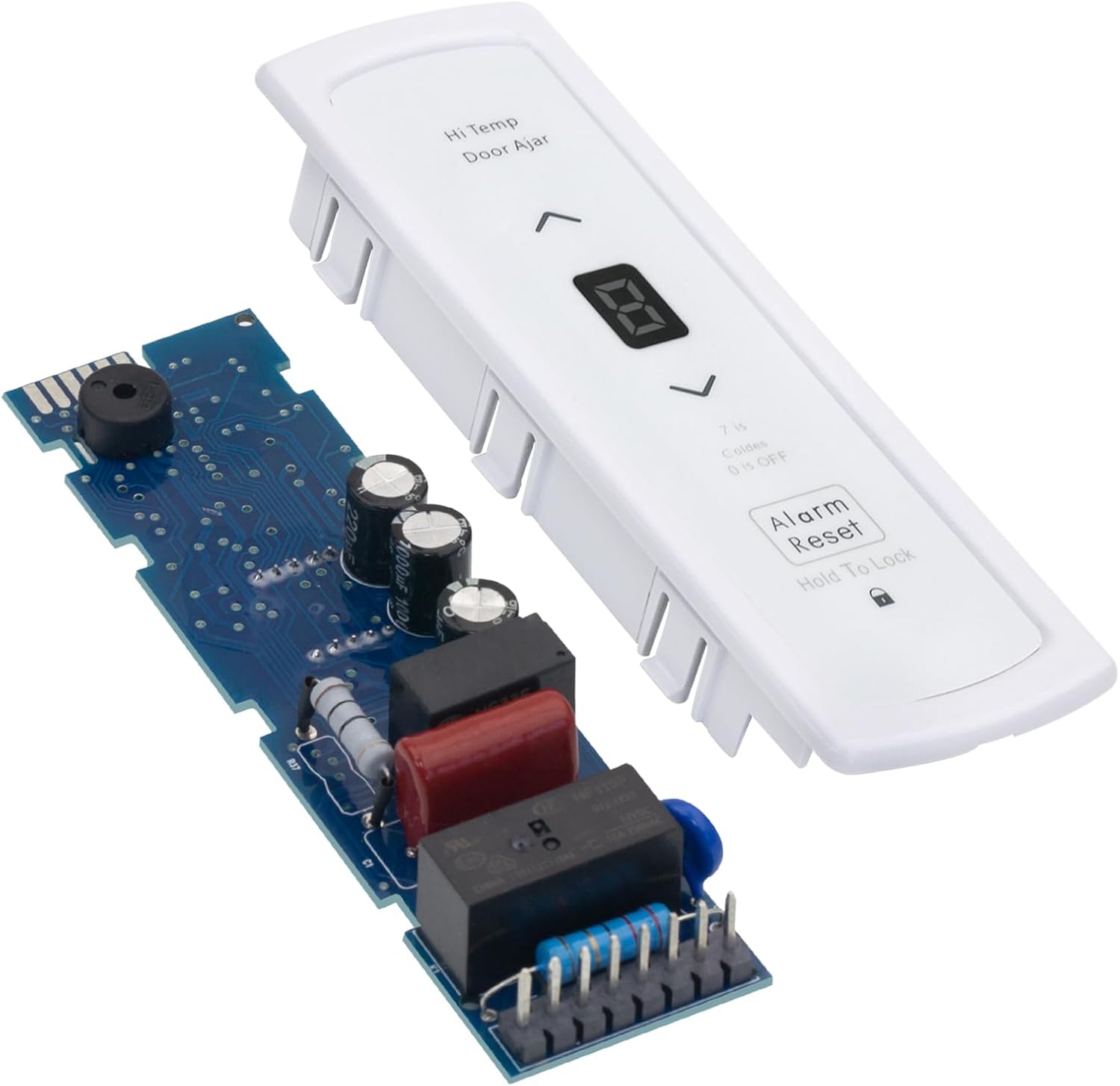 297370600 Freezer Electronic Control Board Compatible with Frigidaire, Crosley Refrigerator User Control Display Board Assembly 297366100 297241800