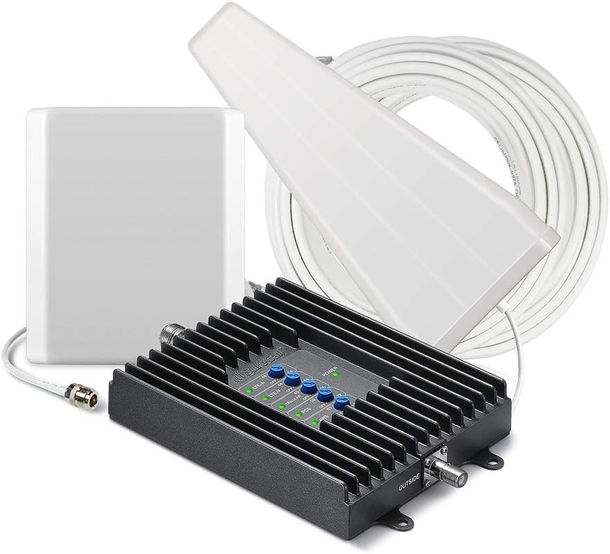 SureCall Fusion4Home Max | Most Powerful 5G/4G Cell Phone Signal Booster for Home | Best- in-Class Extended Range Technology | All-Carrier Verizon AT&T T-Mobile US Cellular | FCC Certified USA Company
