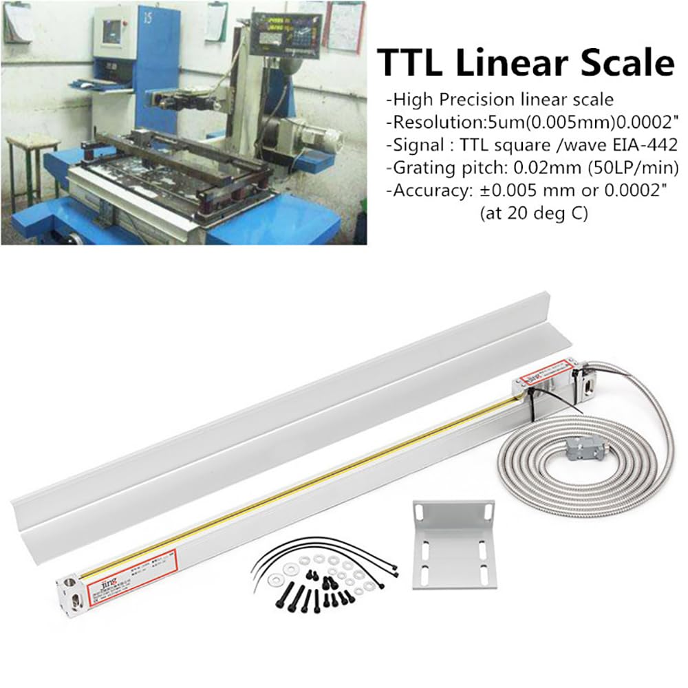2/3 Axis Digital Readout and TTL Precision Linear Glass Scale DRO Encoder for Milling Lathe. Note:Display&Scales Sold Separately,Pls Select The Size Options! (2 Axis Digital Readout Display ONLY)