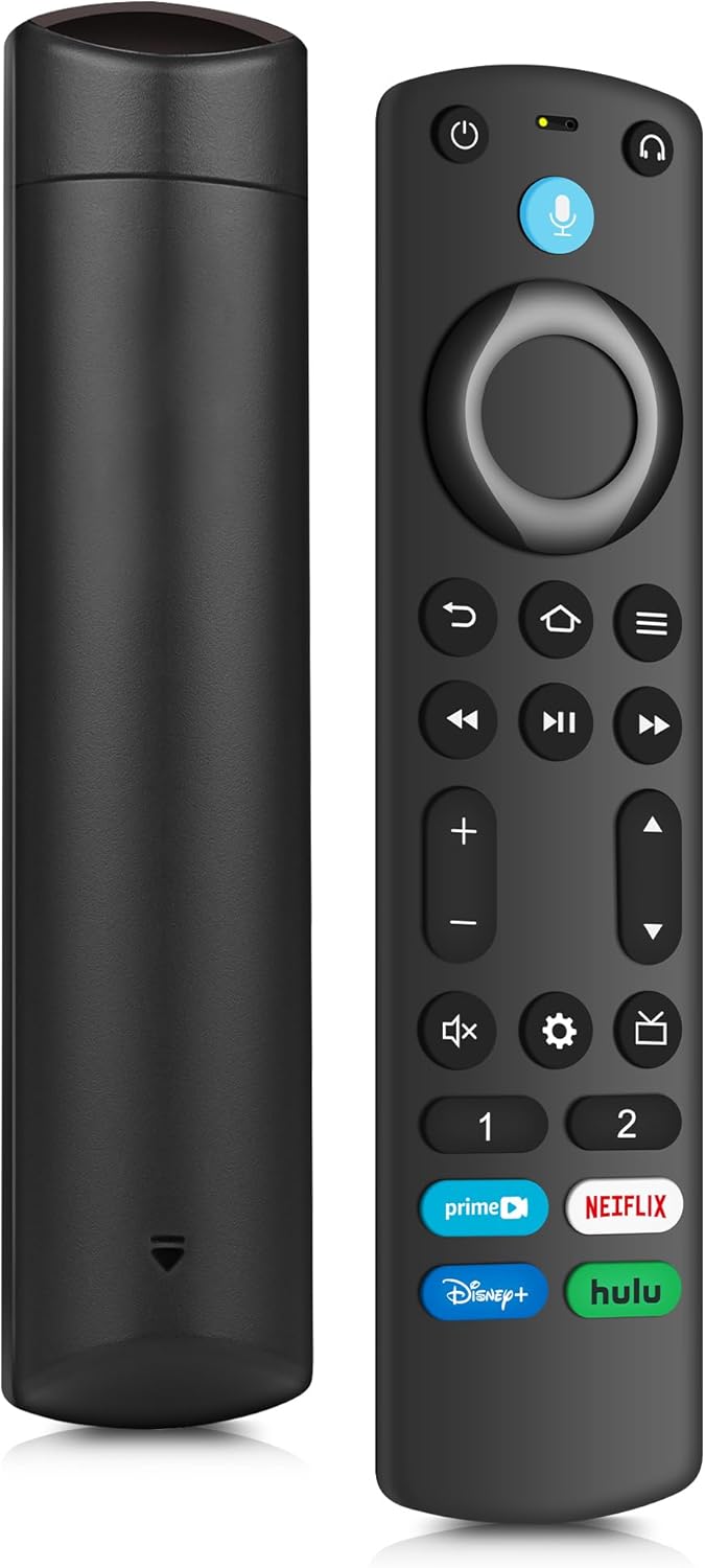 Replacement-Voice-Remote Fit for Fire-Smart TV Stick/TV Cube, Stick 4K/4K Max(1st / 2nd Gen), Stick HD/Lite, Smart TV 3rd Gen, Compatible with Insignia/Pioneer Smart TVs