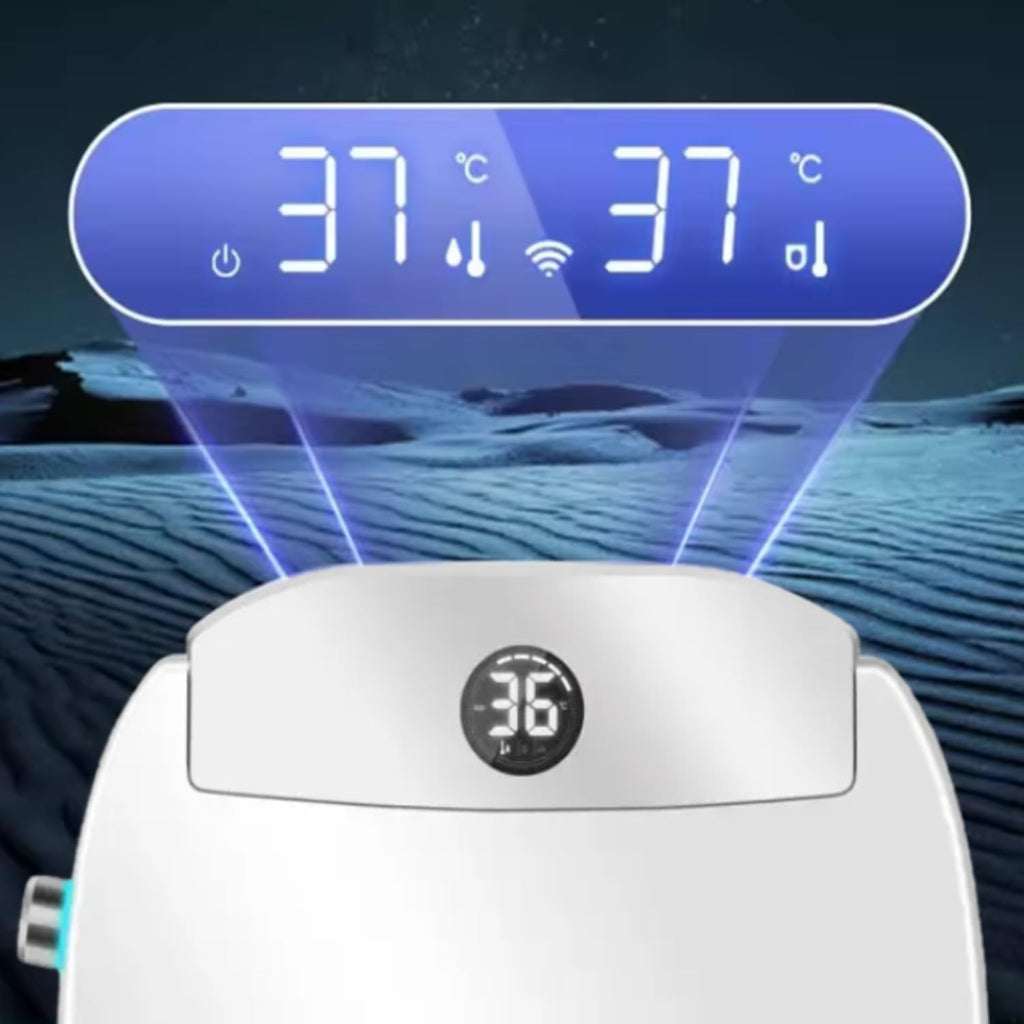 Electric Bidet Toilet Seat, Auto Open/Close Lid & Seat with Radar Sensor, Unlimited & Filtered Warm Water, 8 Modes Spa Wash, Warm Air Dryer, Heated Seat, 10-year warranty. (TB-54E, Elongated)