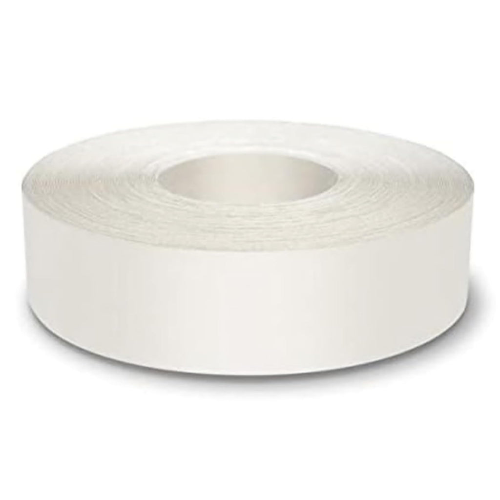 Mighty Line UltraLine Solid Floor Marking Tape for Safety, Caution, Warning, Heavy-Duty, Peel and Stick Adhesive, Beveled Edge Design, Industrial Quality, 2 Inch, 100' Roll, White