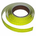 Fluorescent Yellow Reflective Tape Outdoor Waterproof 1 inch, High Visibility Warning Safety Industrial Marking Tape (15 feet)