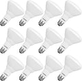LUXRITE 12-Pack BR30 LED Bulb, 65W Equivalent, 6500K Daylight, Dimmable, 650 Lumens, LED Flood Light Bulbs, 8.5W, Energy Star, E26 Medium Base, Damp Rated, Indoor/Outdoor - Living Room and Kitchen