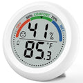 Digital Room Thermometer Hygrometer Indoor-Humidity Meter Monitor with Accurate Temperature Humidity Sensor Comfort Indicator ℃/℉ Switch for Wall Baby Home Greenhouse Cellar Garage Nest Reptile