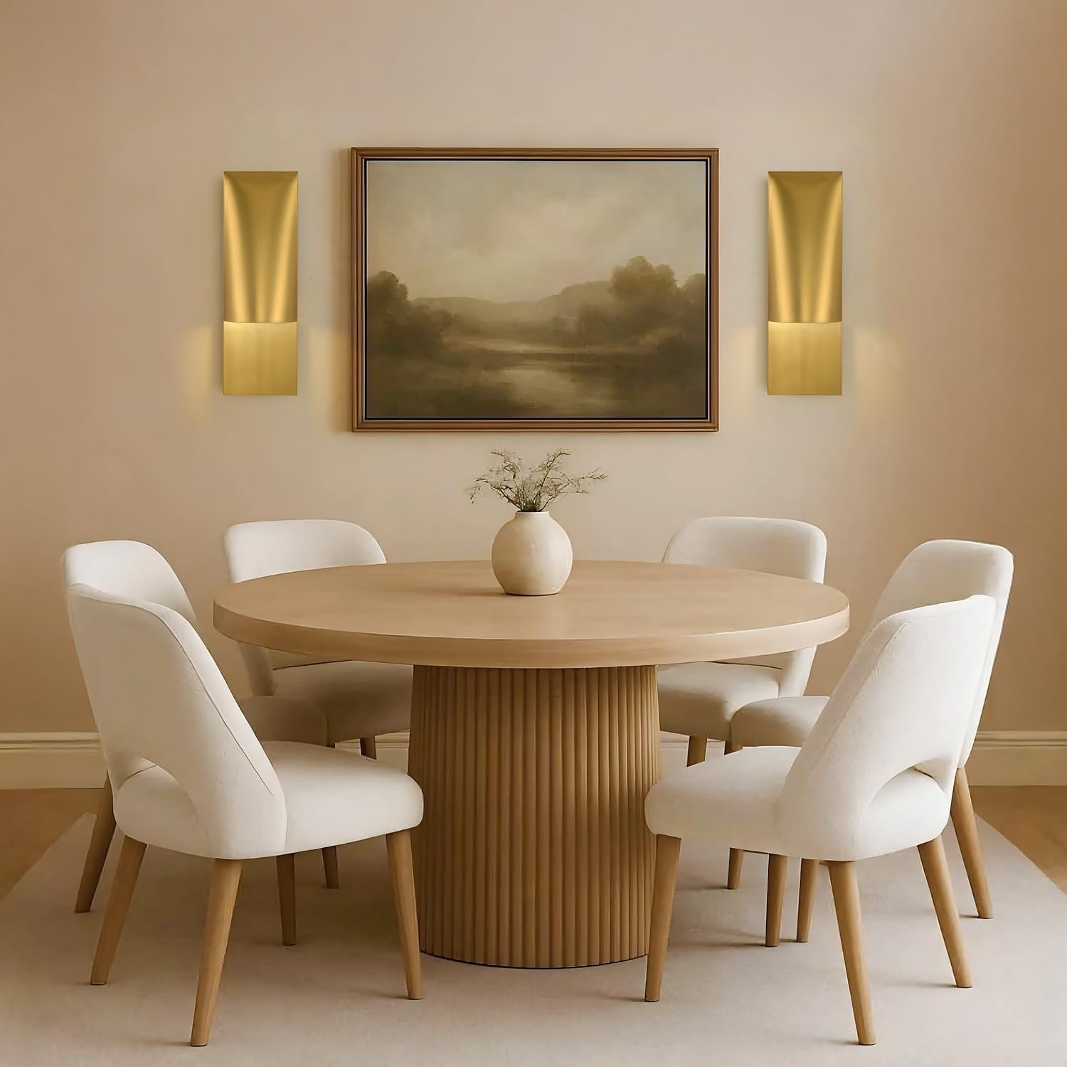 18" Wall Sconce Gold, Modern Decorative Wall Sconces, Suitable For Exterior Patio, Porch, Bedroom, Living Room, This Wall Light Can Withstand Harsh Weather Conditions Such As Rain And Snow Outdoors