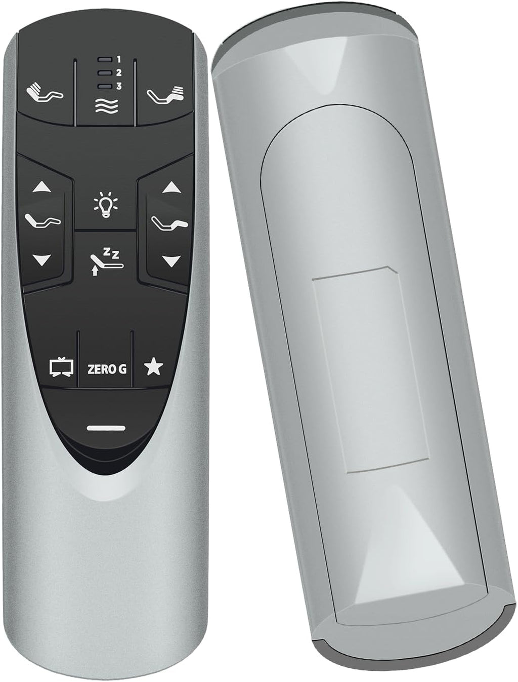 for Tempur-Pedic RF358A RF502A Remote Control for Ergo or Ergo Extend Adjustable Bed Base JDLK.33.01.18（Silver）
