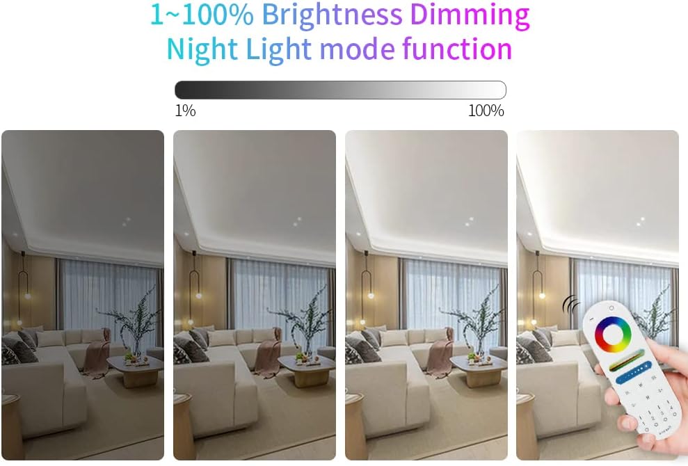5in1 LM052 Tuya Zigbee3.0 LED Controller Support Monochrome CCT RGB RGBW RGBCCT PWM LED Strip Compatible with Echo Plus Echo(4th Gen) Philip H-UE Home-kit Gateway Work with WR01RF WR02RF etc