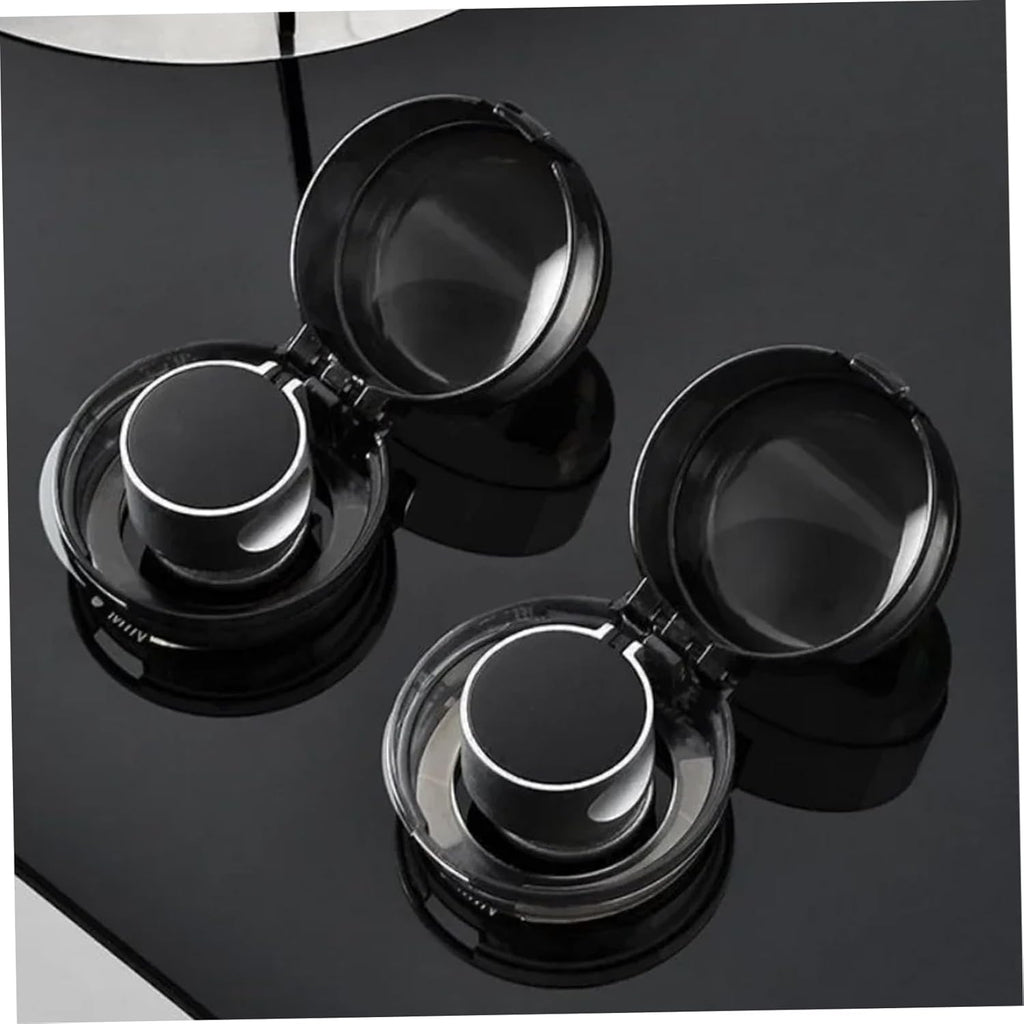 Stove Knob Safety Covers, 6PCS Gas Stove Knob Locks, Heat-Resistant Covers, Easy to Install Oven for Child Safety