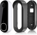 No Drill Adhesive Video Doorbell Mount for Arlo Video Doorbell 2K/HD (2nd Gen), Not Block Doorbell Sensor, Anti-Theft Camera Mount Door Mounting Bracket Holder Accessories for Apartments Houses