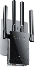 2026 WiFi Extender Signal Booster for Home, 15555 Sq.ft Long Range Internet Repeater-95% Faster,Strongest Wireless Router Amplifier w/Ethernet Port,Mesh Wi-Fi Repeater Support 99% Devices,1-Tap Setup
