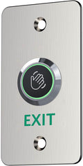 Infrared Sensor Exit Button IR Touchless Door Release 304 Stainless Steel IP67 Waterproof with LED Indicator for Access Control Systems
