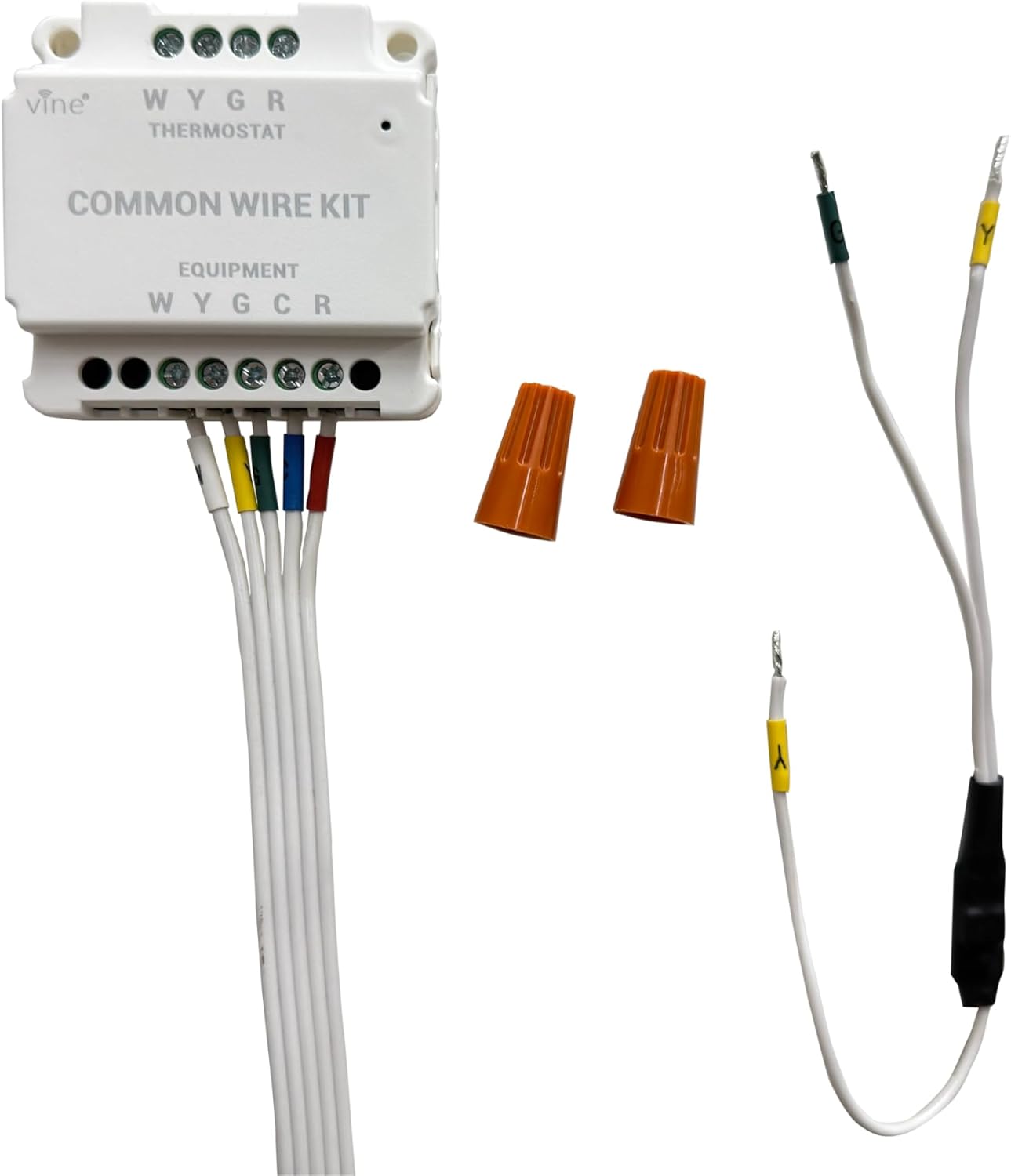 C Wire Adapter for Vine Smart Thermostat, for The air Conditioning System Without C-Wire, Programmable WiFi Thermostat Accessory, Only Compatible with Vine Thermostat