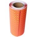 Orange Reflective Tape Outdoor Waterproof 6 inch, High Visibility Industrial Marking Tape, Safety Adhesive Stickers (11 feet)