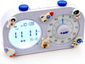 e-Pill Task-E-Lert 2-in-1 Pomodoro Timer for Kids and Adults | 3 Daily Alarms | Visual Timer & Loop Function | Time Management Tool for Productivity