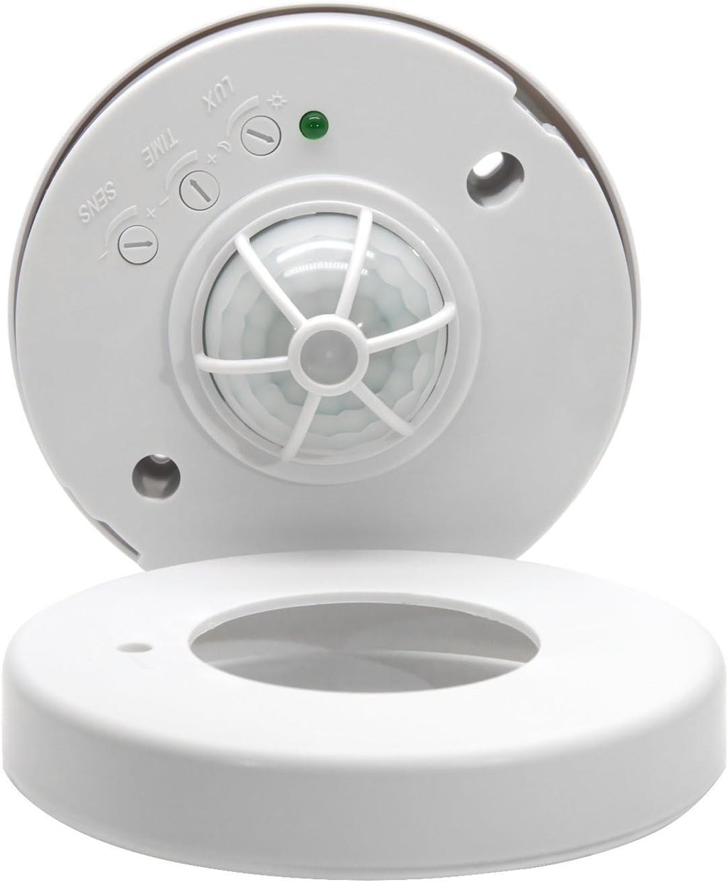 Sensky 360 Degree Ceiling Occupancy Sensor PIR Motion Sensor Switch with 3 detectors,10-40ft High Sensitive Ceiling Motion Sensor Light Switch(110V-240VAC)