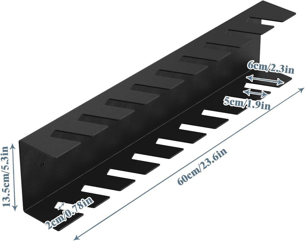 Small Tile Display Rack, Wall Mounted Tile Sample Storage Rack for Retail Stores, 9 Slots Tile Sample Storage Organizer for Wall, Floor Tiles Sample Holder for Trade Show Display