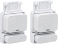Garage Door Mounting Bracket Compatible with SimpliSafe Entry Sensors – Easy Installation, Reliable Security (2 Pack)