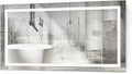 Krugg | 42 Inch X 24 Inch LED Bathroom Mirror | Lighted Vanity Mirror Includes Dimmer & Defogger | Wall Mount Vertical or Horizontal Installation